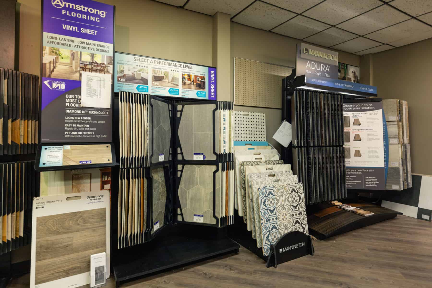 Tile Flooring Display